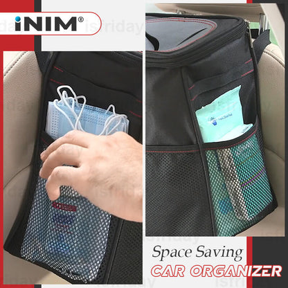 INIM® Organiseur de voiture – Poubelle multifonction