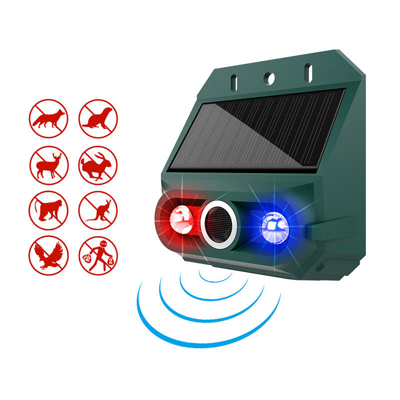 🥳 HOT SALE 2026 – Plus de 50 000 vendus ! 🌳🔊 Répulsif anti‑animaux solaire – Ultrasons + lumière clignotante, -50 % 🏡💚