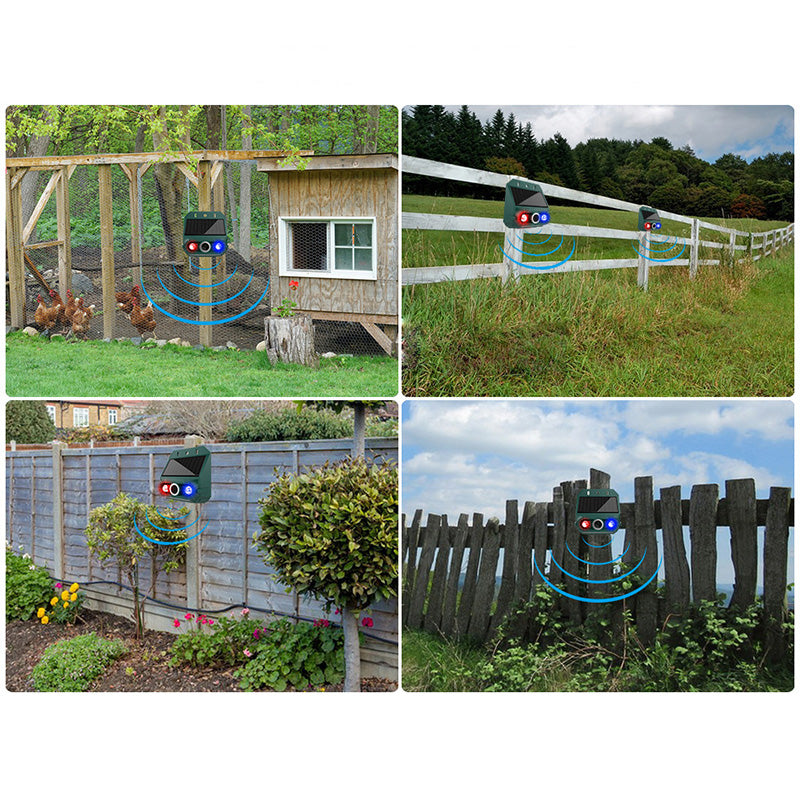 🥳 HOT SALE 2026 – Plus de 50 000 vendus ! 🌳🔊 Répulsif anti‑animaux solaire – Ultrasons + lumière clignotante, -50 % 🏡💚