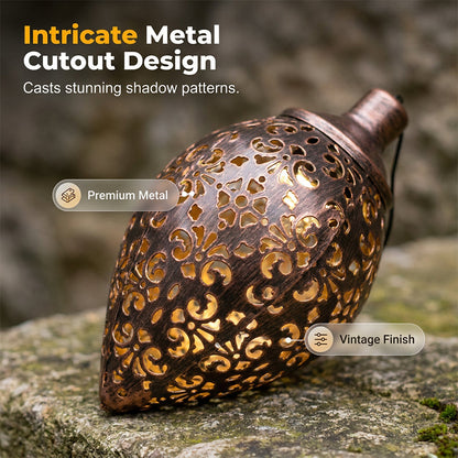 Lanterne goutte d’eau solaire pour décoration de jardin
