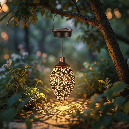 Lanterne goutte d’eau solaire pour décoration de jardin
