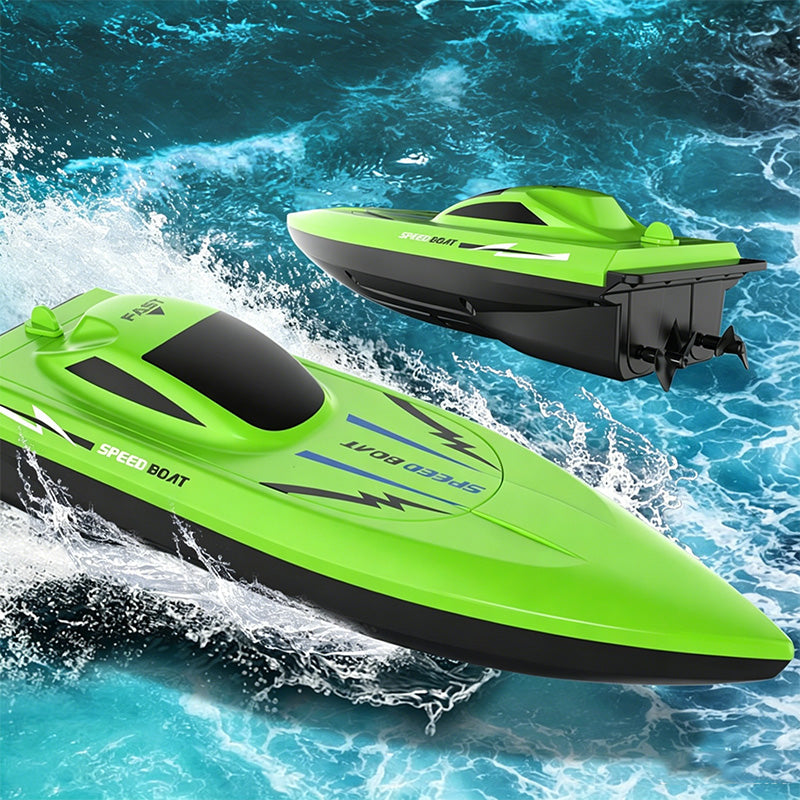🎮 🚢 MOITIÉ PRIX ! Bateau de course radiocommandé haute vitesse 2,4 GHz avec double moteur 🌊 ⚡ –50 % de réduction (Offre du jour)
