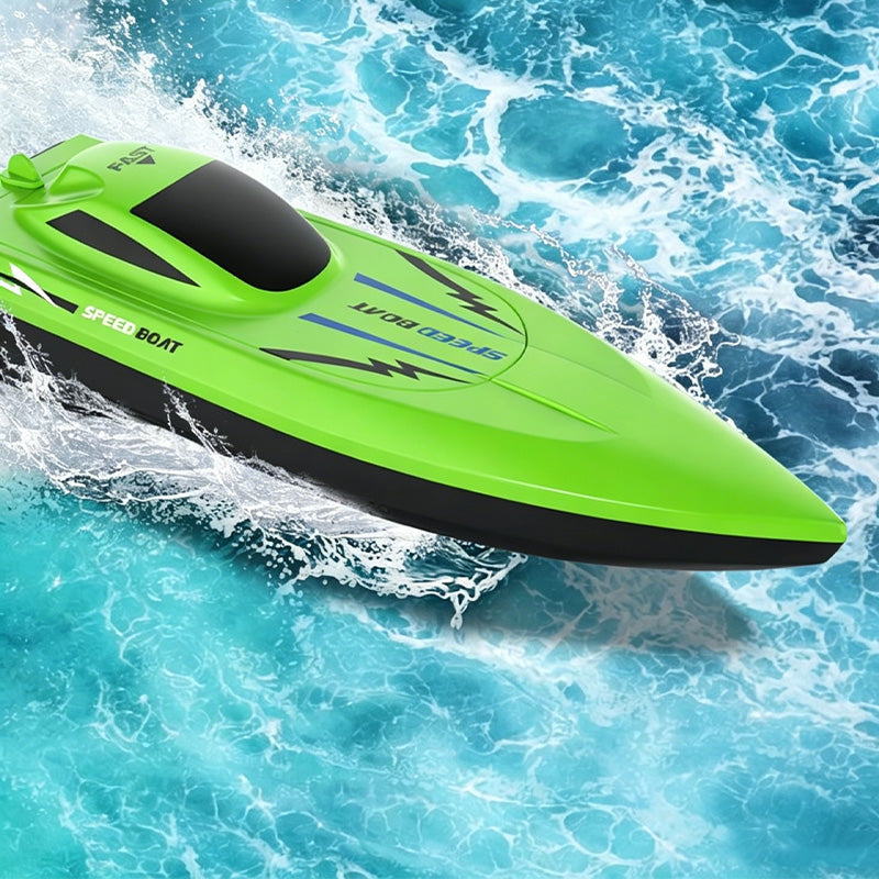 🎮 🚢 MOITIÉ PRIX ! Bateau de course radiocommandé haute vitesse 2,4 GHz avec double moteur 🌊 ⚡ –50 % de réduction (Offre du jour)