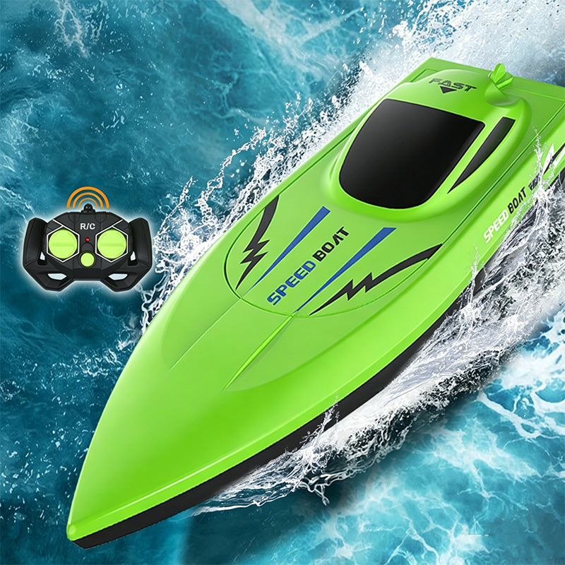 🎮 🚢 MOITIÉ PRIX ! Bateau de course radiocommandé haute vitesse 2,4 GHz avec double moteur 🌊 ⚡ –50 % de réduction (Offre du jour)