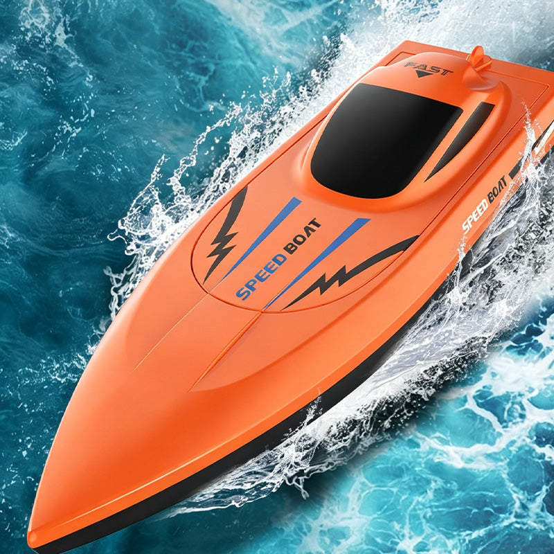 🎮 🚢 MOITIÉ PRIX ! Bateau de course radiocommandé haute vitesse 2,4 GHz avec double moteur 🌊 ⚡ –50 % de réduction (Offre du jour)