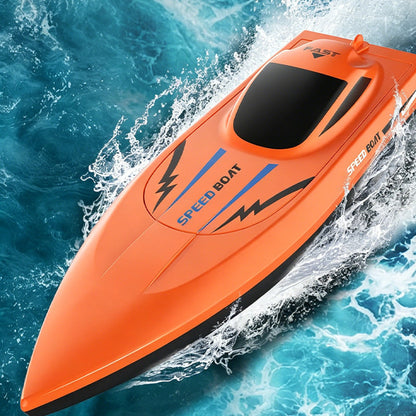 🎮 🚢 MOITIÉ PRIX ! Bateau de course radiocommandé haute vitesse 2,4 GHz avec double moteur 🌊 ⚡ –50 % de réduction (Offre du jour)