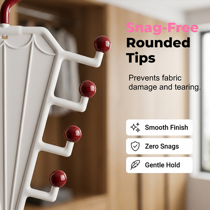 Rangement V‑shaped double face – Portant de rangement multifonction