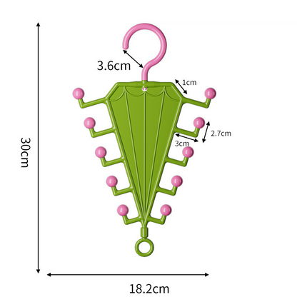 Rangement V‑shaped double face – Portant de rangement multifonction