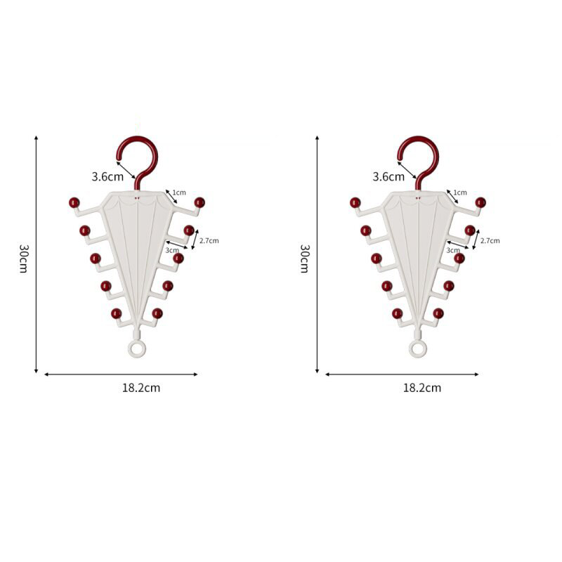 Rangement V‑shaped double face – Portant de rangement multifonction