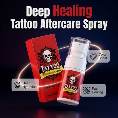Spray hydratant pour les soins après tatouage