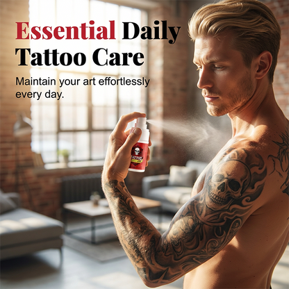 Spray hydratant pour les soins après tatouage