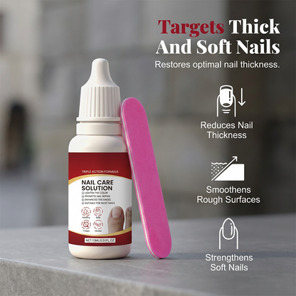 Kit de soins réparateurs pour les ongles à triple actio