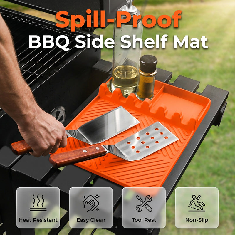Tapis de silicone pour tablette latérale de gril