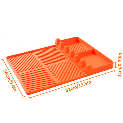Tapis de silicone pour tablette latérale de gril