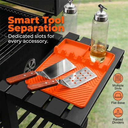 Tapis de silicone pour tablette latérale de gril