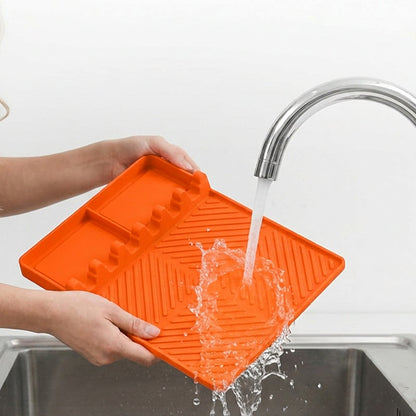 Tapis de silicone pour tablette latérale de gril
