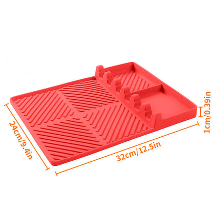 Tapis de silicone pour tablette latérale de gril