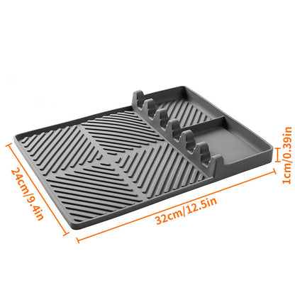 Tapis de silicone pour tablette latérale de gril