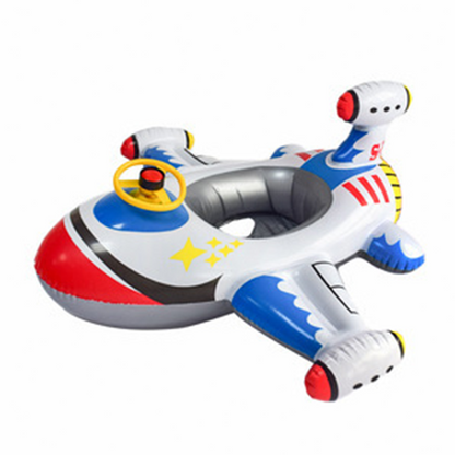 Flotteur de piscine gonflable avion pour enfants