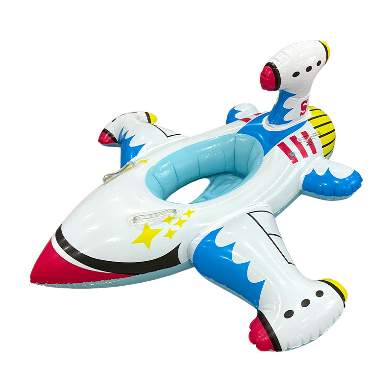 Flotteur de piscine gonflable avion pour enfants
