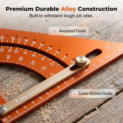 📐 PROMO LIMITÉE 50% DE RÉDUCTION ! ✨ Équerre Menuiserie de Précision – Réglable, Anti-Rouille, Alliage 🔧