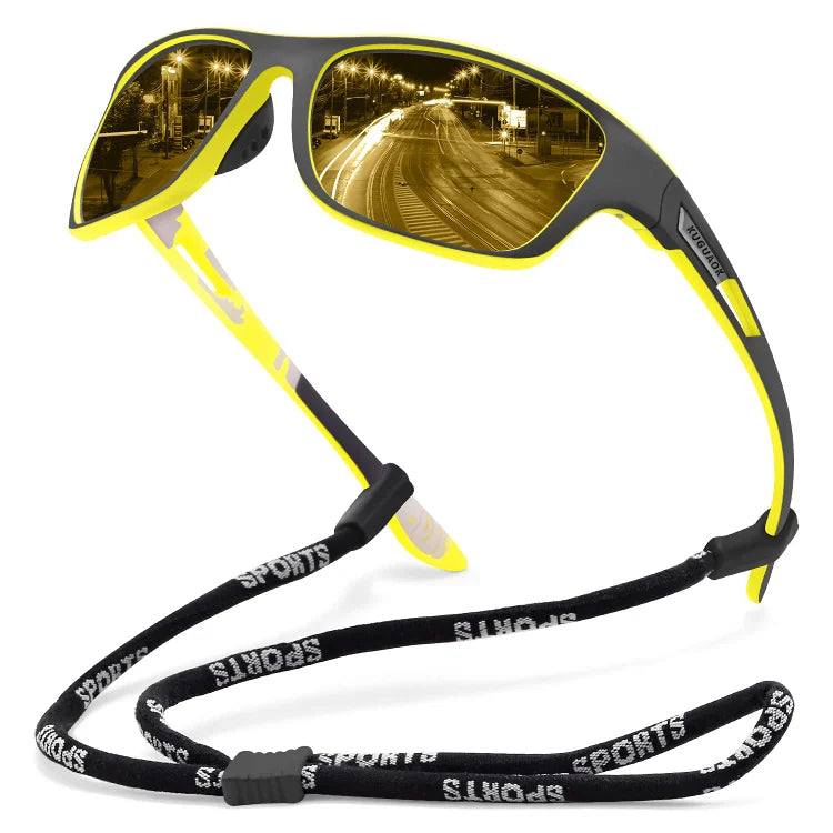 Lunettes de soleil de sport outdoor pour homme 2026 avec verres polarisés anti-éblouissement