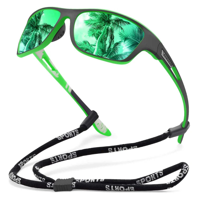 Lunettes de soleil de sport outdoor pour homme 2026 avec verres polarisés anti-éblouissement