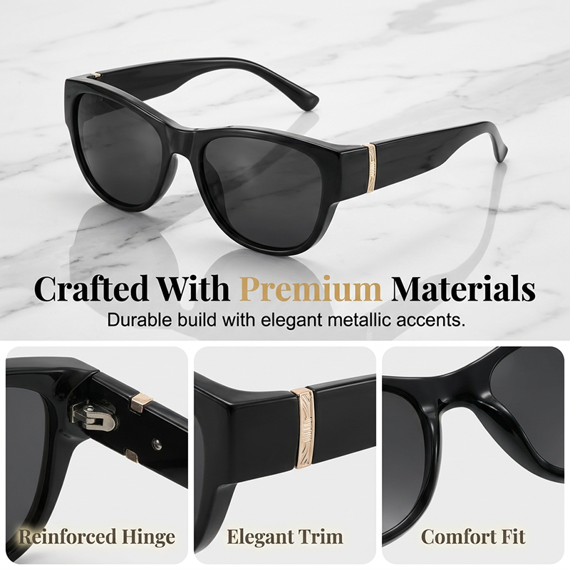☀️Grandes lunettes de soleil à porter par-dessus des lunettes de vue pour femmes