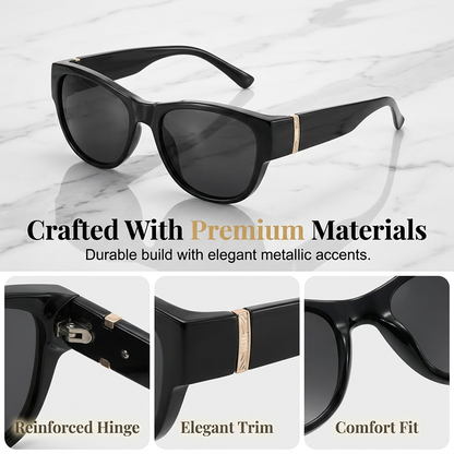 ☀️Grandes lunettes de soleil à porter par-dessus des lunettes de vue pour femmes