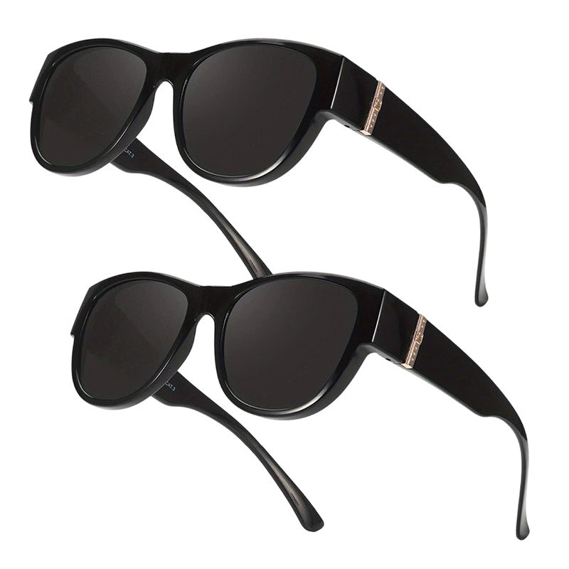☀️Grandes lunettes de soleil à porter par-dessus des lunettes de vue pour femmes