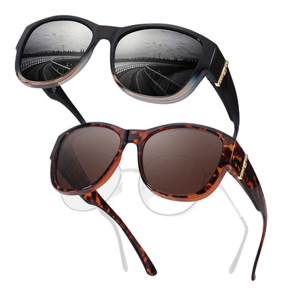 ☀️Grandes lunettes de soleil à porter par-dessus des lunettes de vue pour femmes