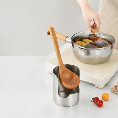 🔥 50 % DE RÉDUCTION ! 🍳 Organisateur d’Ustensiles de Cuisine Multifonctionnel – Acier Inoxydable – Design Vertical Compact & Base Stable pour Plan de Travail Rangé 🧂