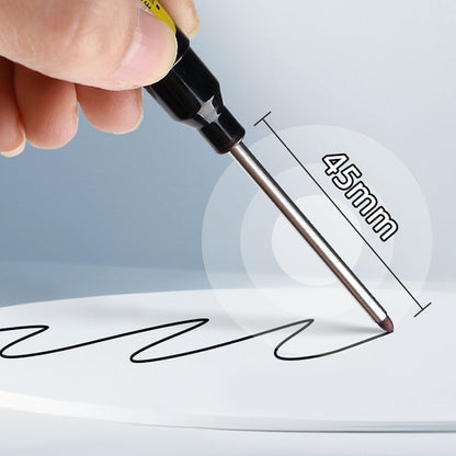 📢🔧 PROMO FLASH 50% ! Marqueur Trou Profond 45mm – Pointe Extra-Longue, Imperméable, 72h Sans Capuchon, 4 Couleurs, Règle Intégrée ✍️