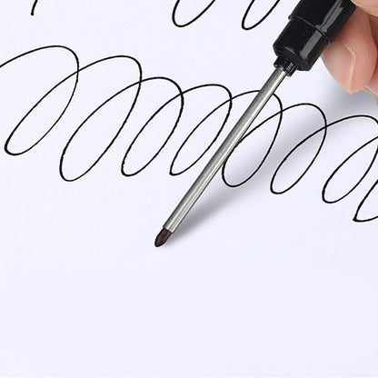📢🔧 PROMO FLASH 50% ! Marqueur Trou Profond 45mm – Pointe Extra-Longue, Imperméable, 72h Sans Capuchon, 4 Couleurs, Règle Intégrée ✍️