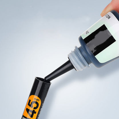 📢🔧 PROMO FLASH 50% ! Marqueur Trou Profond 45mm – Pointe Extra-Longue, Imperméable, 72h Sans Capuchon, 4 Couleurs, Règle Intégrée ✍️