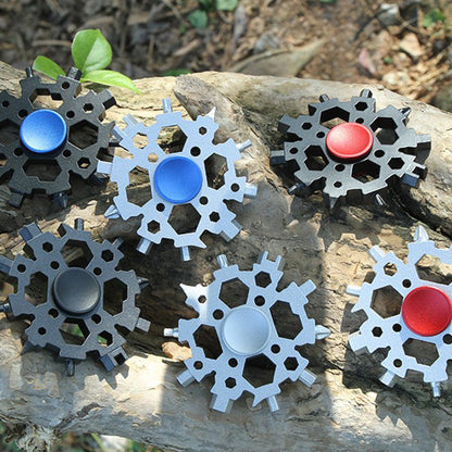 Clé multifonction à neige de type gyroscope pour le bout des doigts