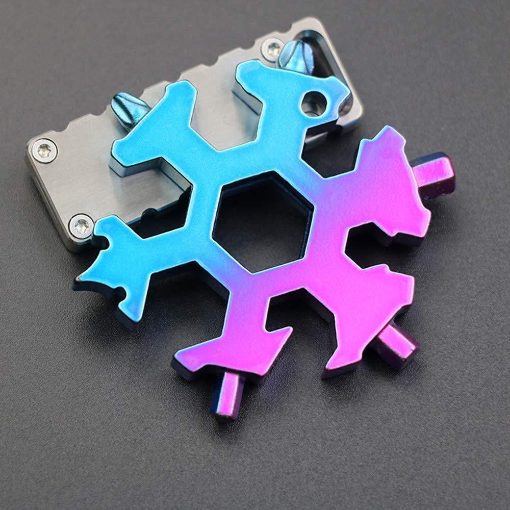 Clé multifonction à neige de type gyroscope pour le bout des doigts