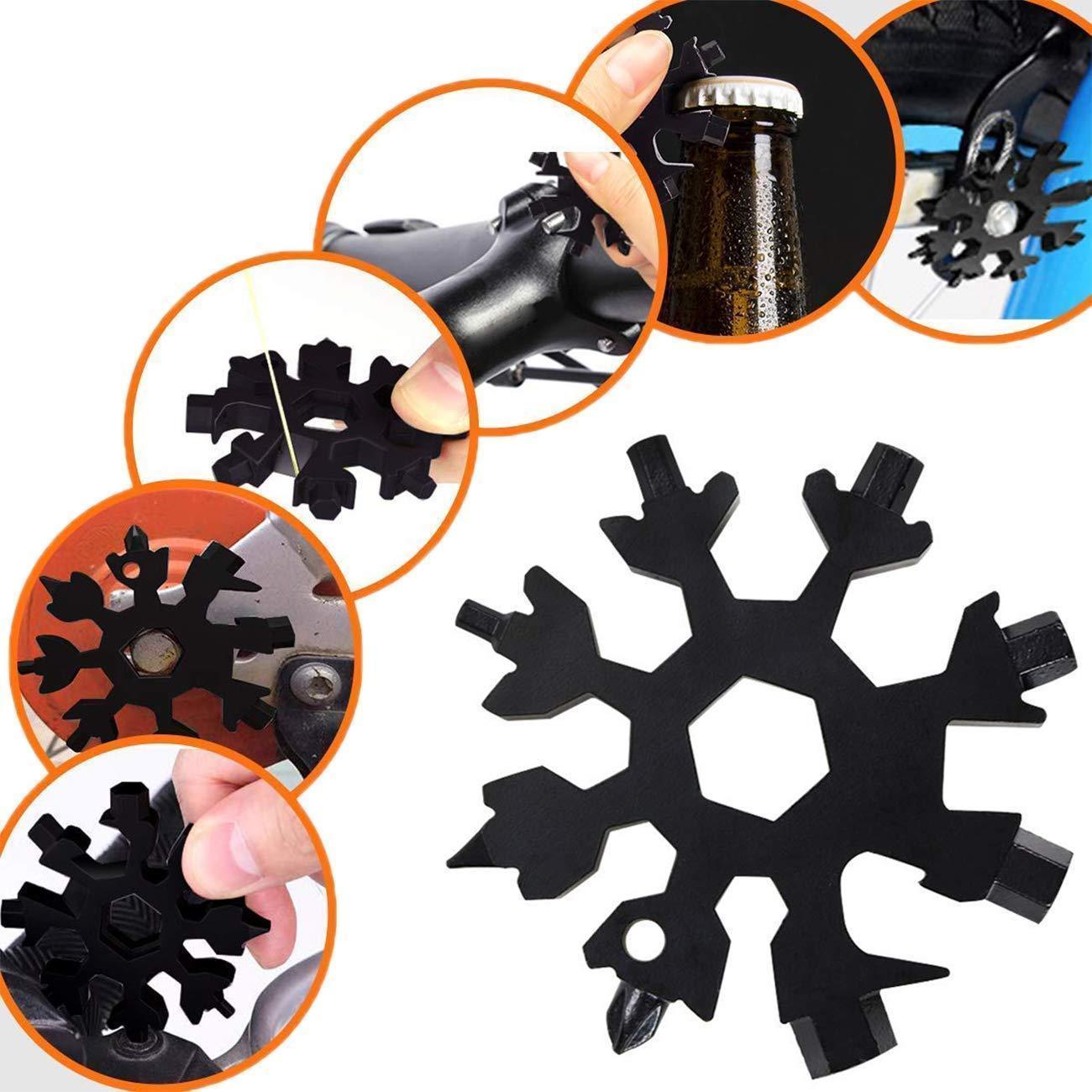 Clé multifonction à neige de type gyroscope pour le bout des doigts