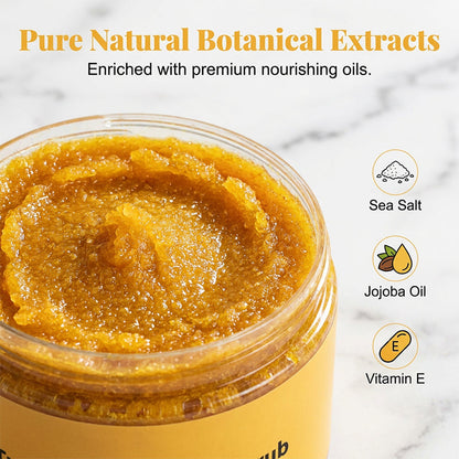Gommage exfoliant au curcuma pour le corps