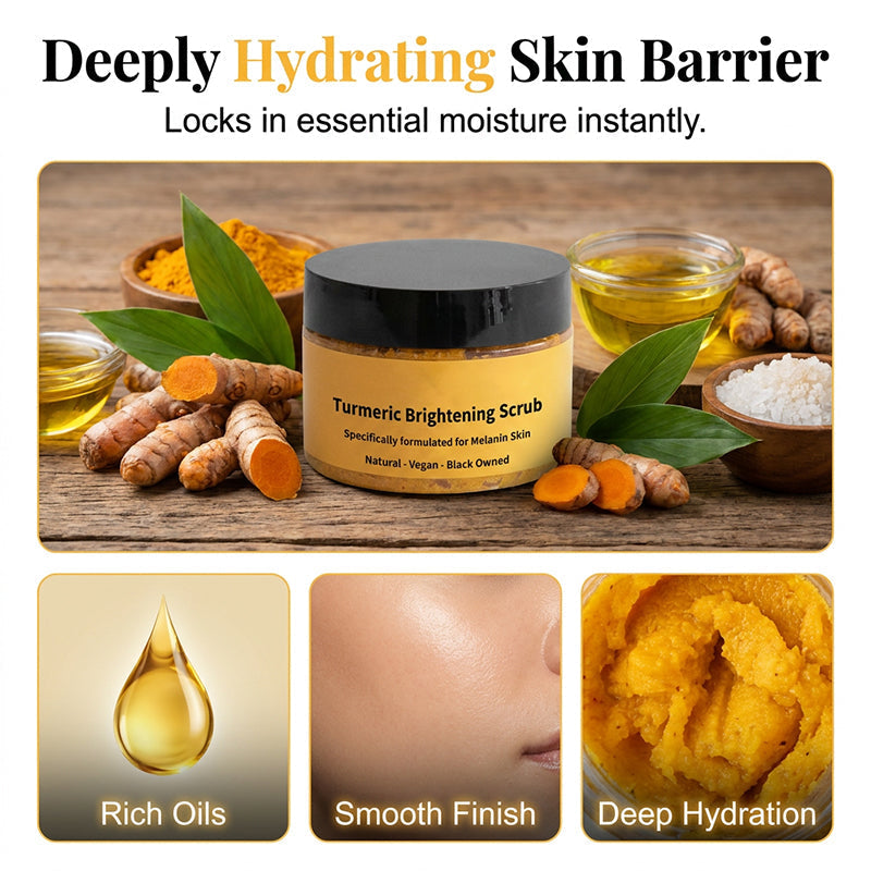Gommage exfoliant au curcuma pour le corps