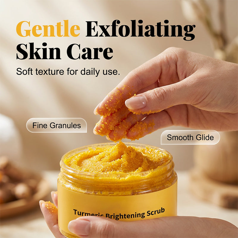 Gommage exfoliant au curcuma pour le corps
