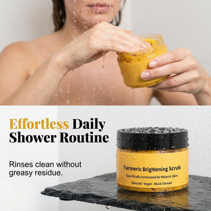 Gommage exfoliant au curcuma pour le corps