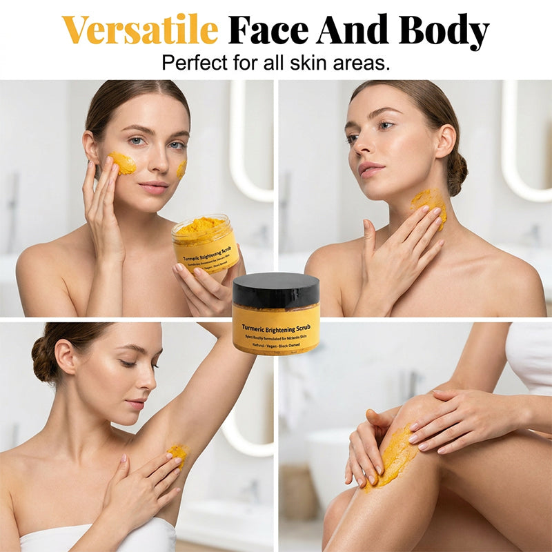 Gommage exfoliant au curcuma pour le corps
