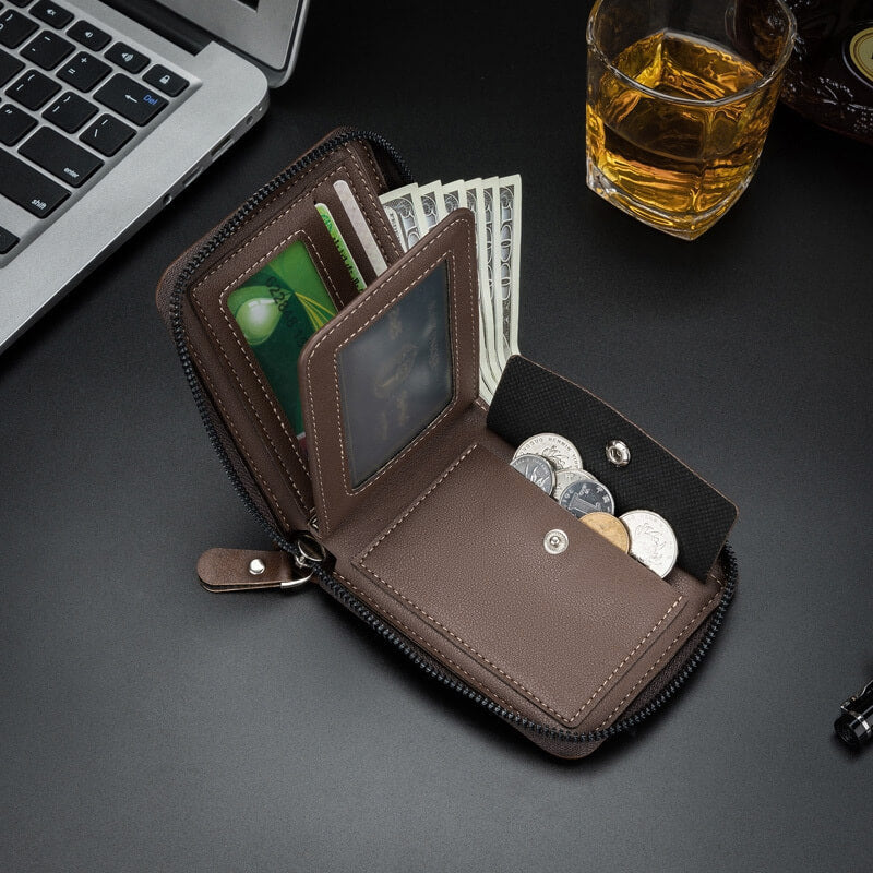 💳Porte-cartes multifonctionnel avec fente RFID pour de multiples usages