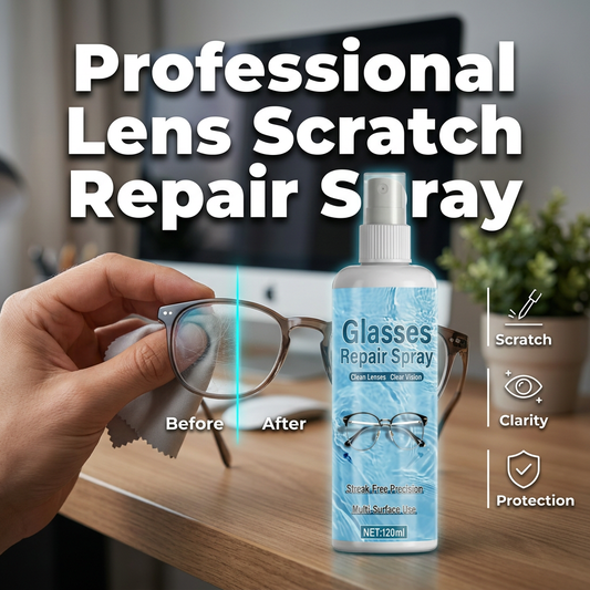 Spray réparateur de rayures pour lentilles professionnelles