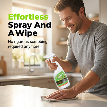 🧼 50% DE RÉDUCTION 🥳 Spray dégraissant haute performance pour cuisine – Dissout les graisses incrustées & les résidus de cuisson – Sans rinçage, efficace sur toutes les surfaces – idéal pour plaques, fours ou hottes 💪✨🏠