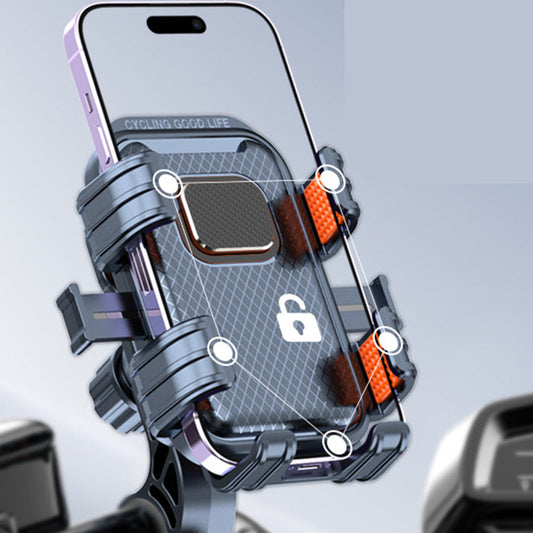 Support de téléphone antibruit pour moto
