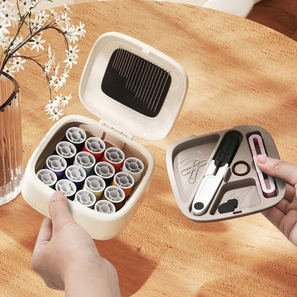 ⭐ Meilleure vente ! 🧵 Kit de couture 40 pièces. Rangement magnétique. Compact. Prêt à emporter. Une bonne affaire ! ✂️