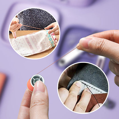 ⭐ Meilleure vente ! 🧵 Kit de couture 40 pièces. Rangement magnétique. Compact. Prêt à emporter. Une bonne affaire ! ✂️