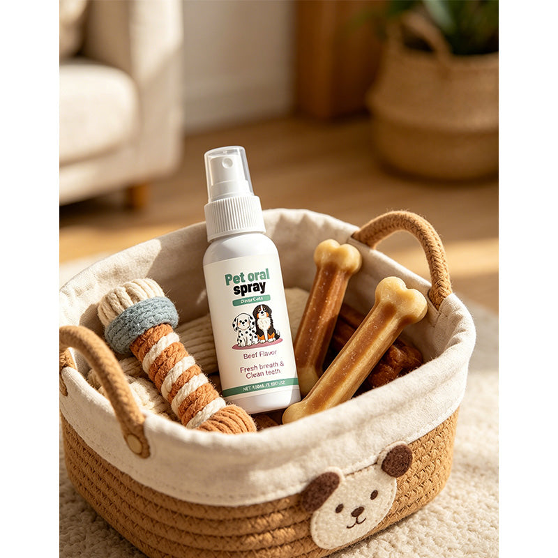 📢📢 Dernier jour – Prix spécial à 5,99 £ ! ‼️⏰🐶 Spray buccal doux pour animaux 🦷 | Haleine fraîche & anti-plaque 🐱